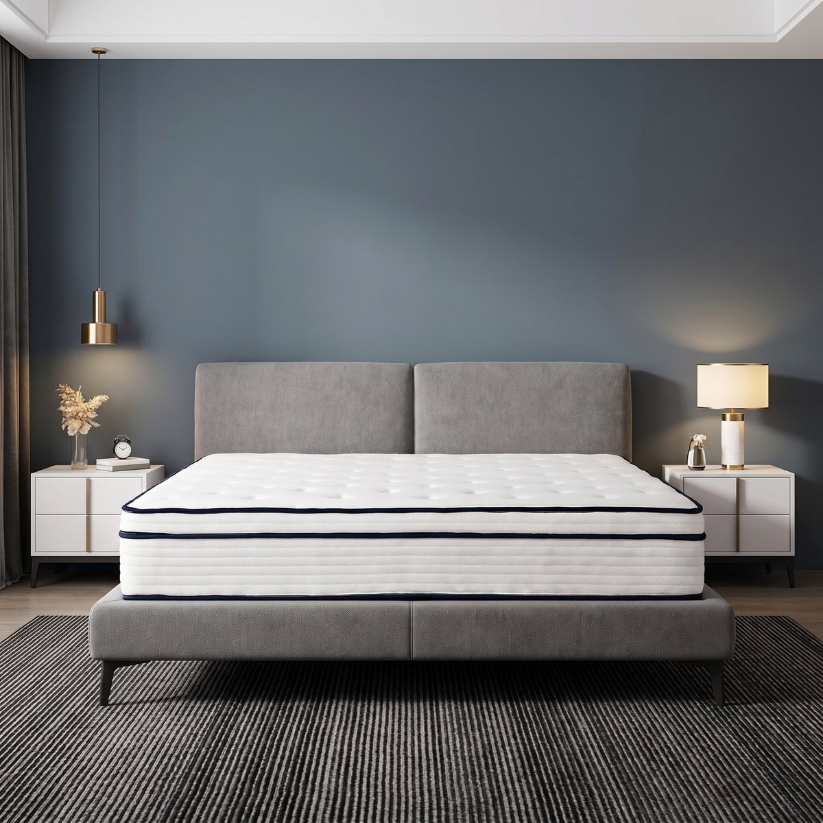 Oleylucklive - Matras 140x200 cm H3 - 7-zones orthopedische wervelkolomondersteuning - 25 cm hoogte - TENCEL™ hoes - ademend & geruisarm