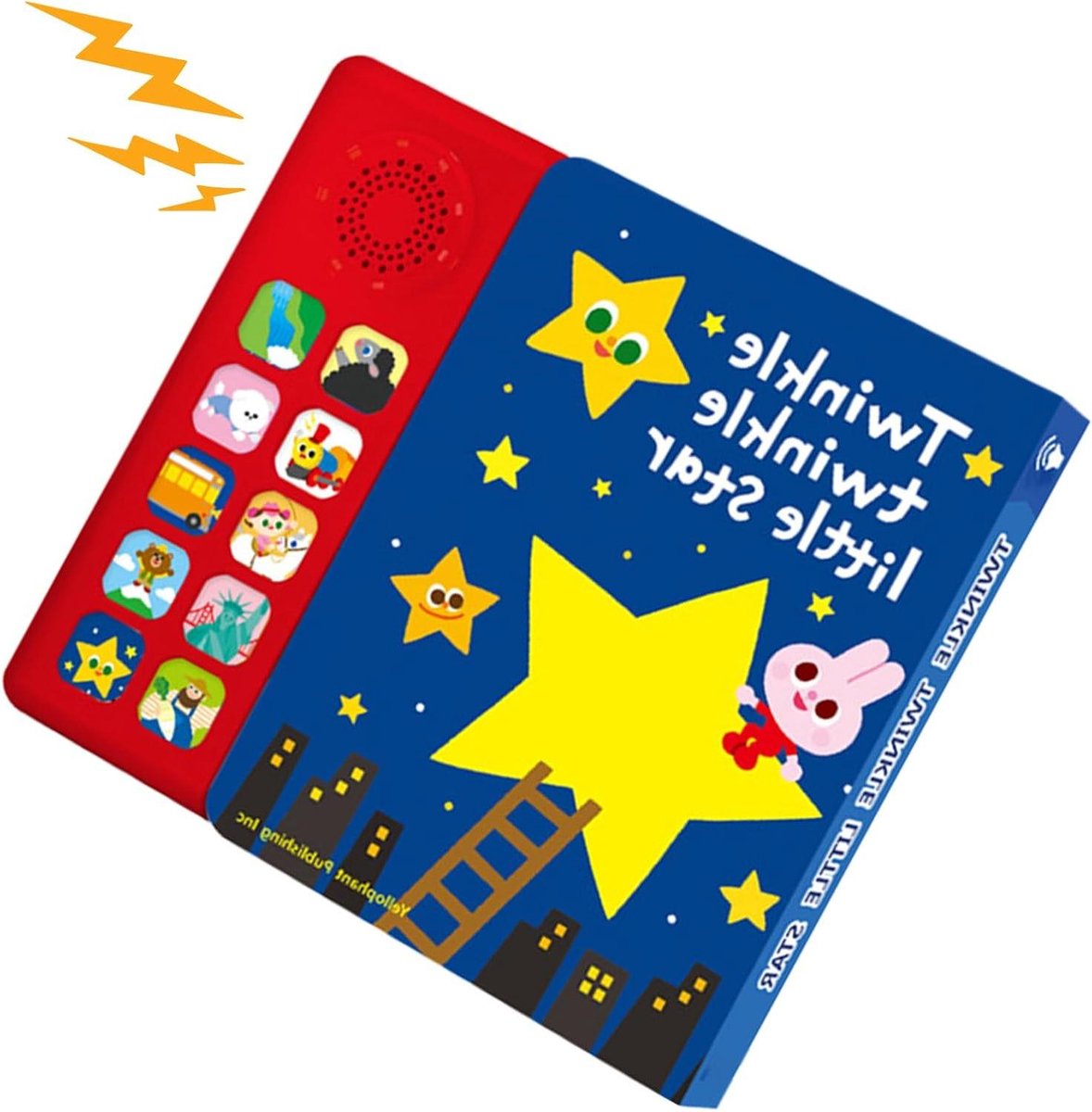 Kinderen Leerboek - Muziekboek Peuters - Engels Leren - 10 Liedjes - 22.5 x 20.2 x 1.5 cm - Meerkleurig