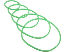 Plantenringen Aquarium - Voederringen Vissen - Planten Scheiden Voeren - Inclusief 5 Maten - Tot 20 cm - Groen