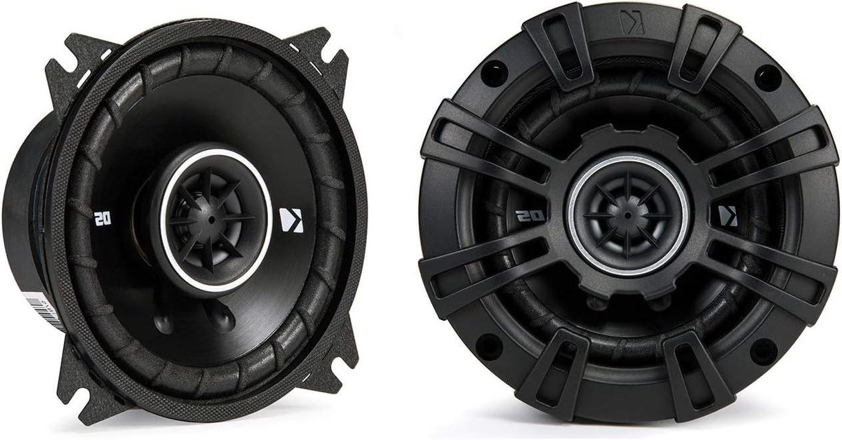Auto Luidsprekers - Deur Speakers - Muziek Luisteren - Ingebouwde Tweeters - 4 Inch - Zwart