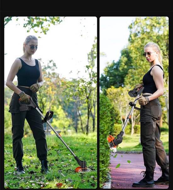 Grasmaaier - Messenset - Grasmaaier Accu - Grasmaaier Elektrisch - Grasmaaier Bosmaaiers Messen - 16 Messen - Voor Tuin Gazon — afbeelding 4