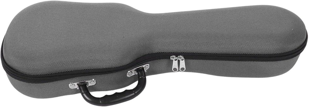 Ukelele Hoes - Gitaar Tas - Reis Opslag - Pluche Binnenvoering - 21 Inch - Grijs