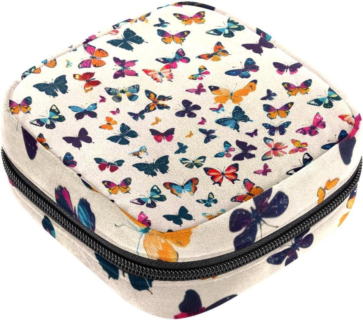 Periode Kit Tas - Maandverband Opberger - Intieme Hygiëne - Privacy Bescherming - 12x17x17 cm - Blauw