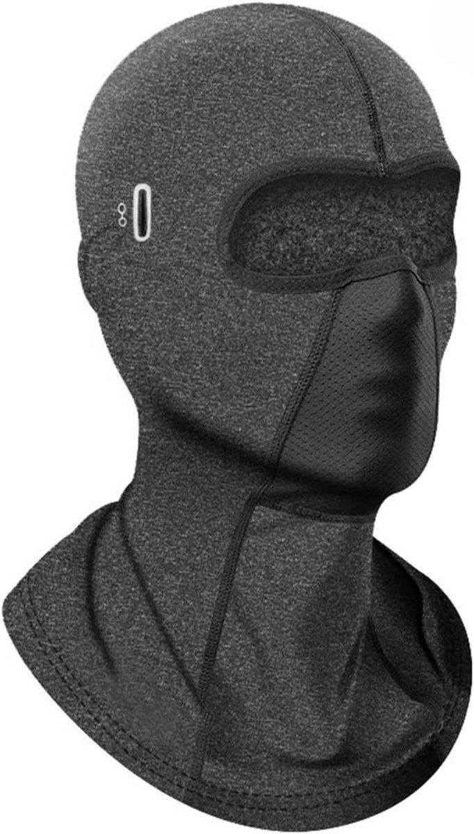 Beschermend Gezichtsmasker - Nekwarmer Sjaal - Buitenactiviteiten Winter - Wind en Stof Dicht - Universele Maat - Grijs