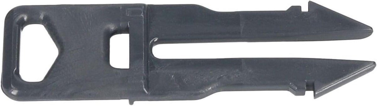 Vaatwasser Deurhaak - Sluiting Deur - Apparaat Reparatie - Kunststof Materiaal - 76 mm Lengte - Donkergrijs