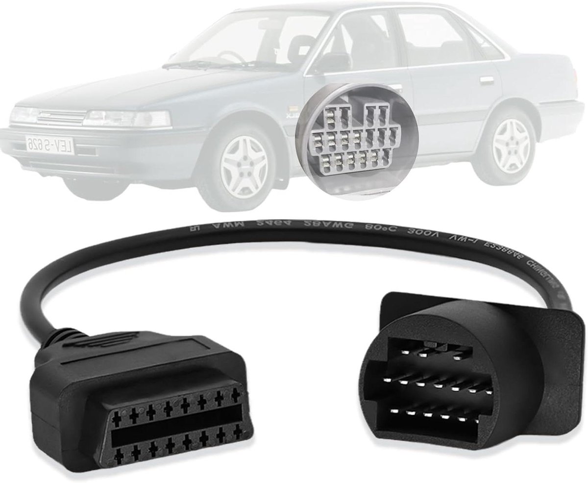 Diagnosekabel Adapter - OBD2 naar OBD1 - Voertuig Diagnostiek - 17 naar 16 Pins