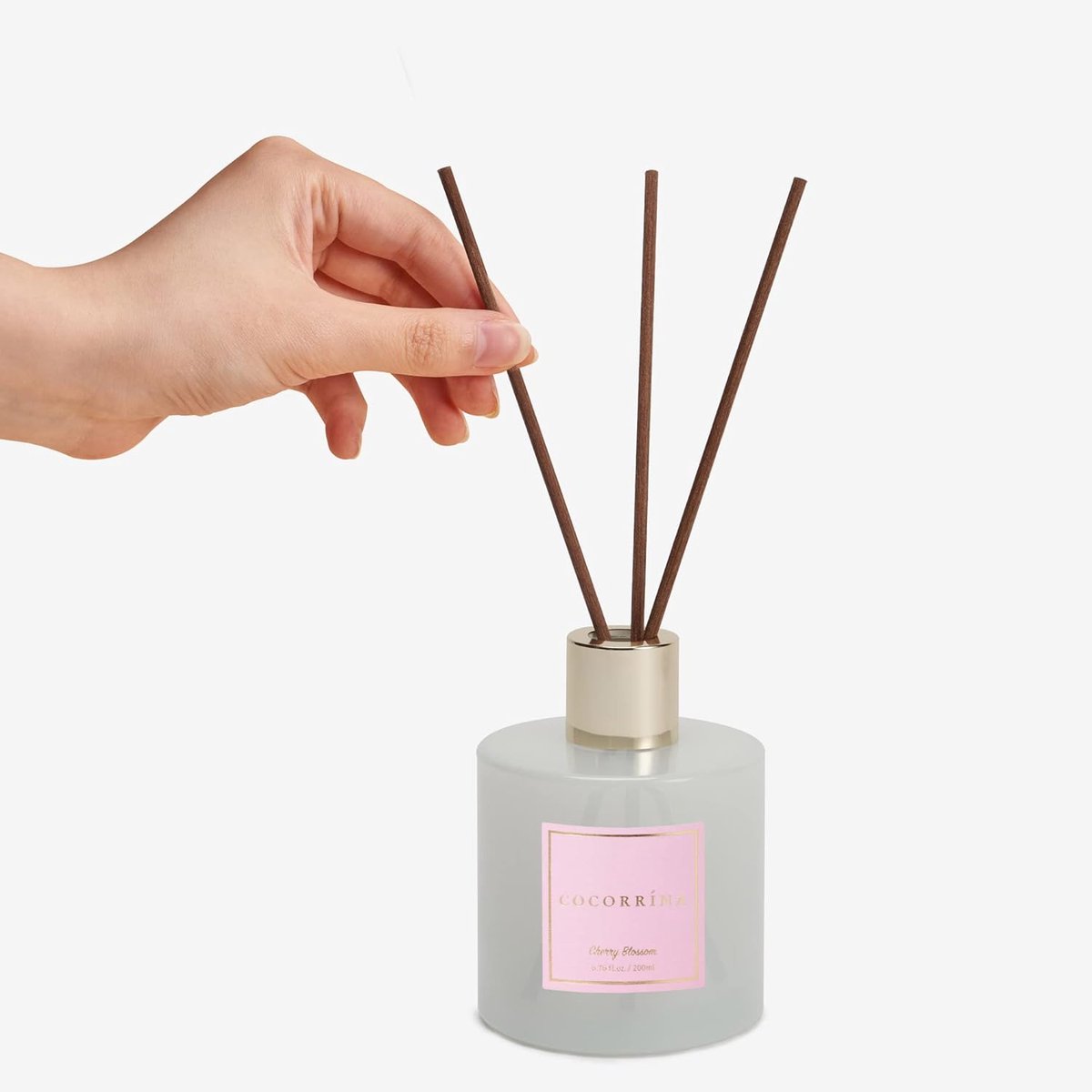 Cocorrina Kersenbloesems Geurstokjes - 200ml - 8 Geurstokjes - 90 Dagen Langdurige Geurverspreiding - Geschikt voor iedere ruimte