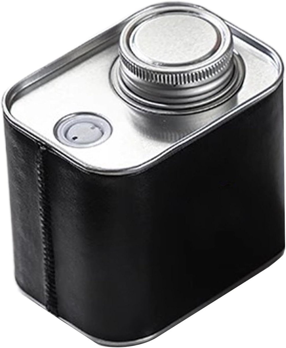 Koffie Opbergdoos - Vacuüm Jerrycan - Verse Koffie Houden - Ontgassingsventiel - 10 x 8.5 x 12 cm - Zwart