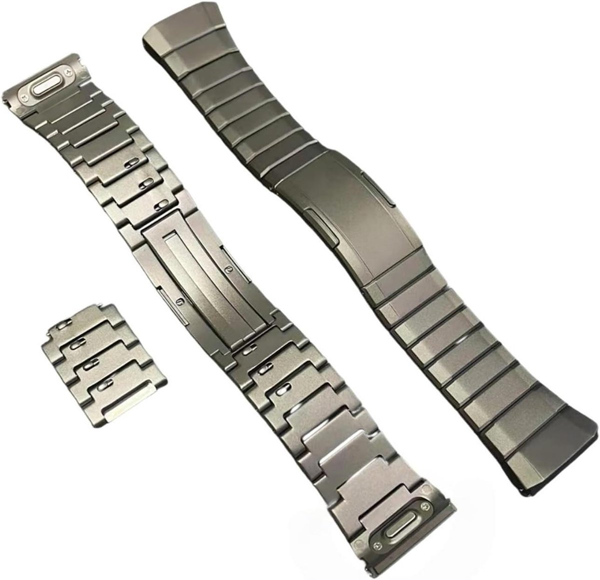 Titanium Horlogeband - Metalen Band - Smartwatch Upgrade - Speciale Interface - 46MM - Metaal