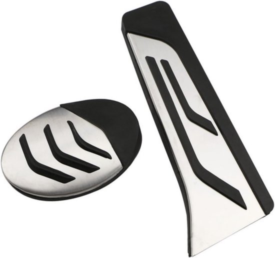Pedaal Cover Set - Auto Interieur - Verbeterde Grip - Non-slip Ontwerp - 1 Stuks - Zilver — afbeelding 3