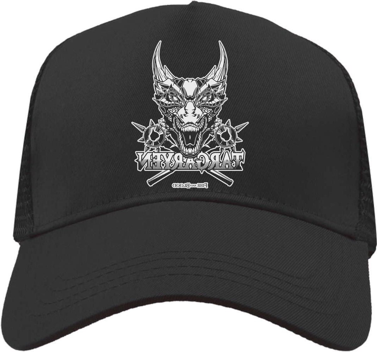 Mesh Trucker Cap - Snapback Hoed - Casual Gebruik - Verstelbare Pasvorm - One Size - Zwart