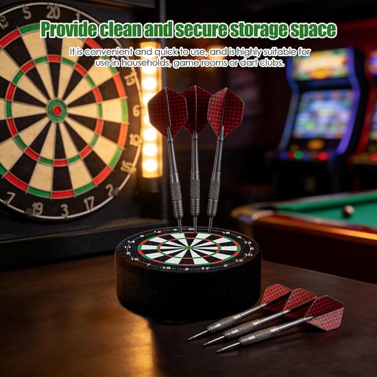 Dartpijl Houders - Pijl Standaard - Darts Opbergen - Beschermt Tegen Buiging - 2 Stuks - Zwart — afbeelding 5