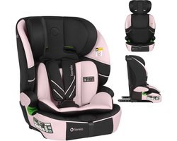 Lionelo Levi Fix i-Size – Autostoel met ISOFIX – 1.5 tot 12 jaar (76-150 cm / 9 - 36 kg / Groep 1 2 3) – Nieuwste norm – Groeit mee – Breed zit- en rugdeel – 10-standen Hoofdsteun – Wasbare hoes – 5 Punts Gordel – Autostoeltje voor Baby, Kind, Peuter