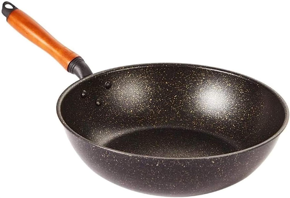Kookpan - Koekenpan Melkpot - Dagelijks Koken - Non-stick - 20cm Diameter - Zwart