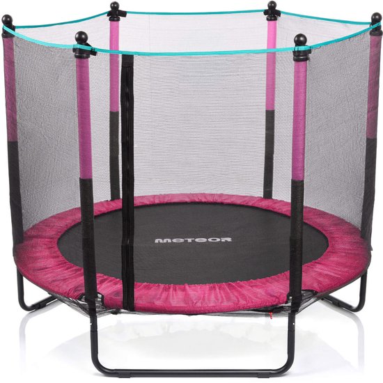 Meteor TRP-50 - Kindertrampoline - 140 cm, roze