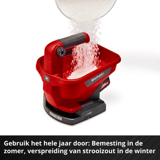Einhell Accu Universele Strooier GE-US 18 Li Solo - Power X-Change - 18 V/Li-ion - 3,3 L - 6-traps toerentalregeling - 8-traps-strooiregeling - Excl. Accu en lader van Einhell — afbeelding 3