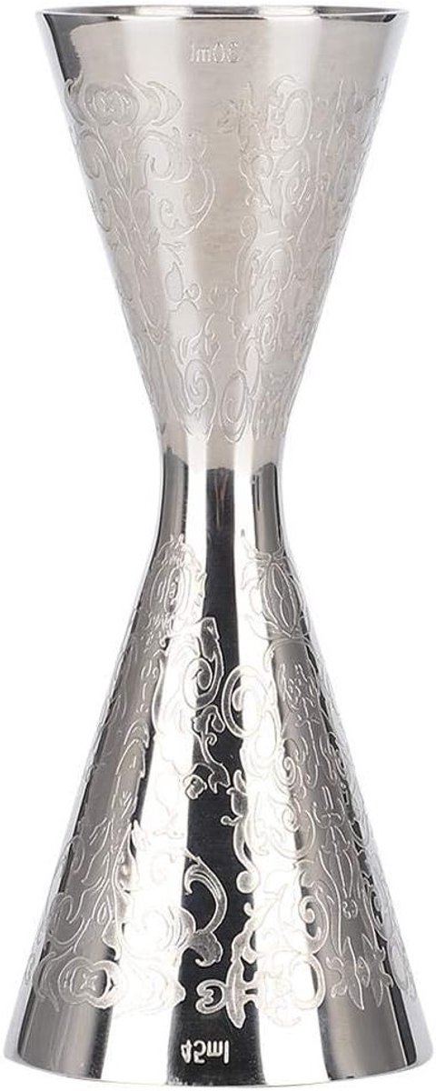 Professionele Cocktail Jigger van RVS, 4.6 inch, 0.5 tot 3 ounce Maatbeker voor Mixen en Bartenders