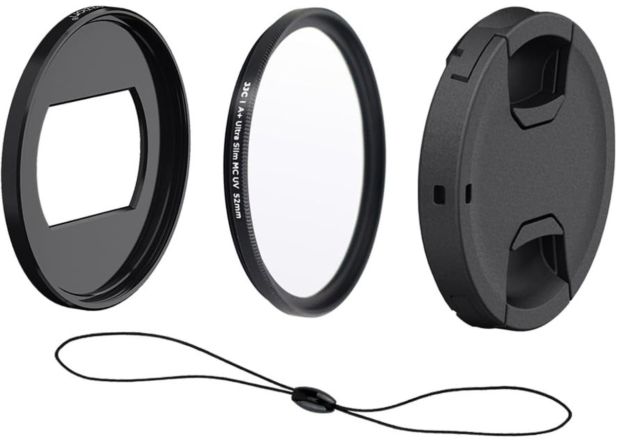 Golden crown - Lens Set - Filter Kit - Voor Vlogcamera's - 52mm - UV Filter - Ideaal voor Canon G5X II en Sony ZV-1 - Compleet pakket