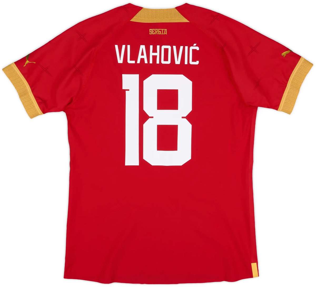 Servië home shirt 'Dusan Vlahovic' 2022/23 maat medium 'official item'