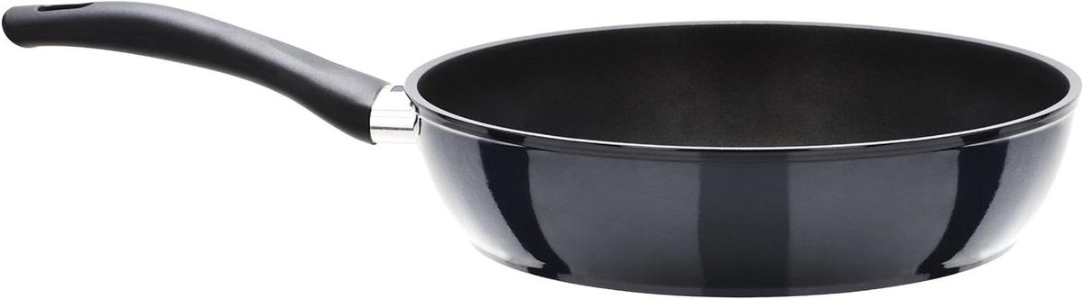 Braiseren Pan - Koekenpan Braiseren - Temperatuur Regelen - Honingraat Bodem - 28 cm - Zwart