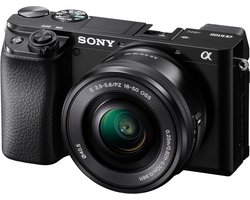 Sony A6100 + 16-50mm lens - APS-C Systeemcamera - Zwart
