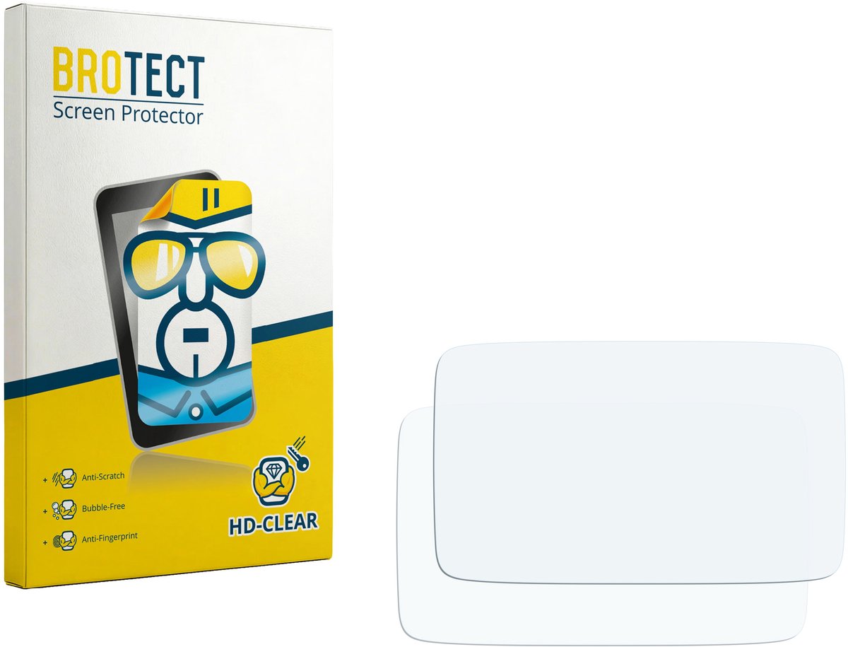 BROTECT - Screenprotector voor TomTom GO Premium X / TomTom GO Premium (6") - Folie Beschermfolie transparant 2 Stuks – foto 8