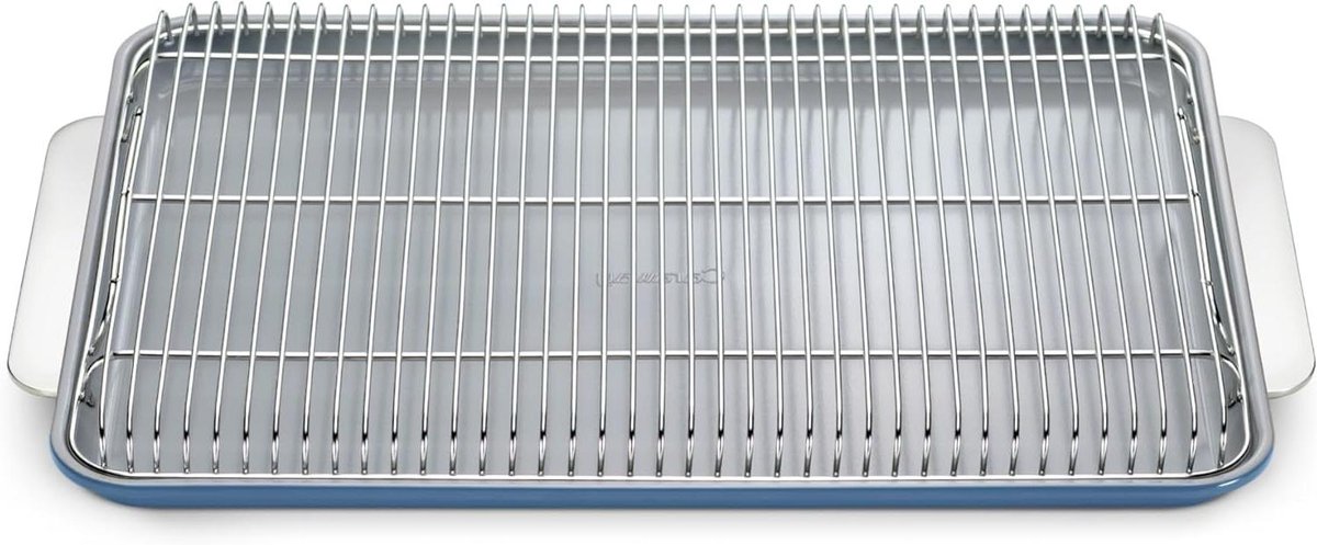 Keramische Bakplaat - Antiaanbak Plaat - Veilig Bakken - PTFE en PFOA Vrij - 18 x 13 Inch - Leisteen
