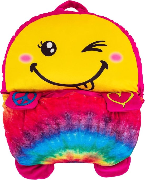 Kinderslaapmat - Slaapzak met kussen - Kinderdagverblijf en school - Oprolbaar met ingebouwd kussen - 59 x 27 inch - Tie-dye van Merkloos — afbeelding 3