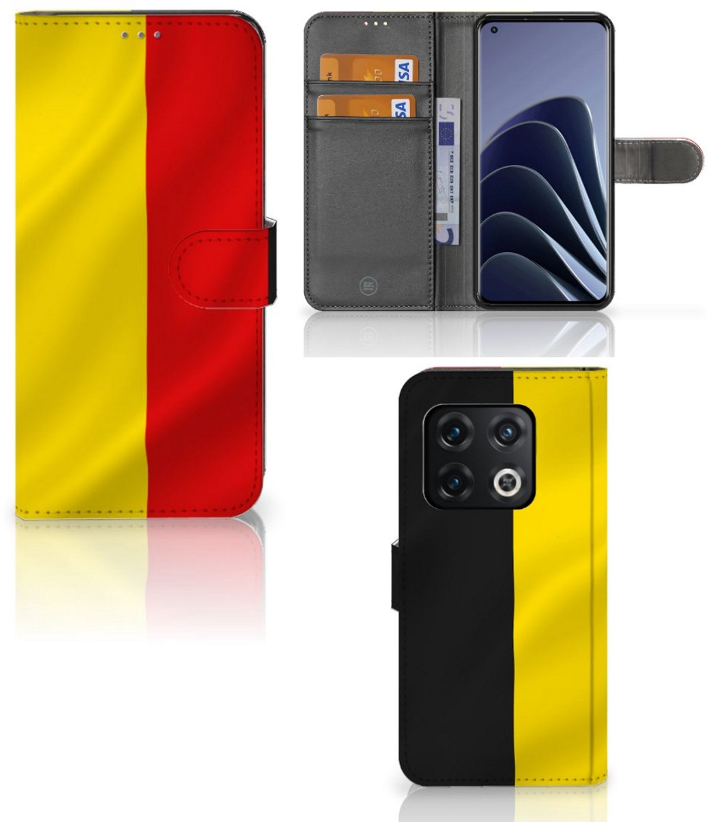 OnePlus 10 Pro Bookstyle Case Belgische Vlag