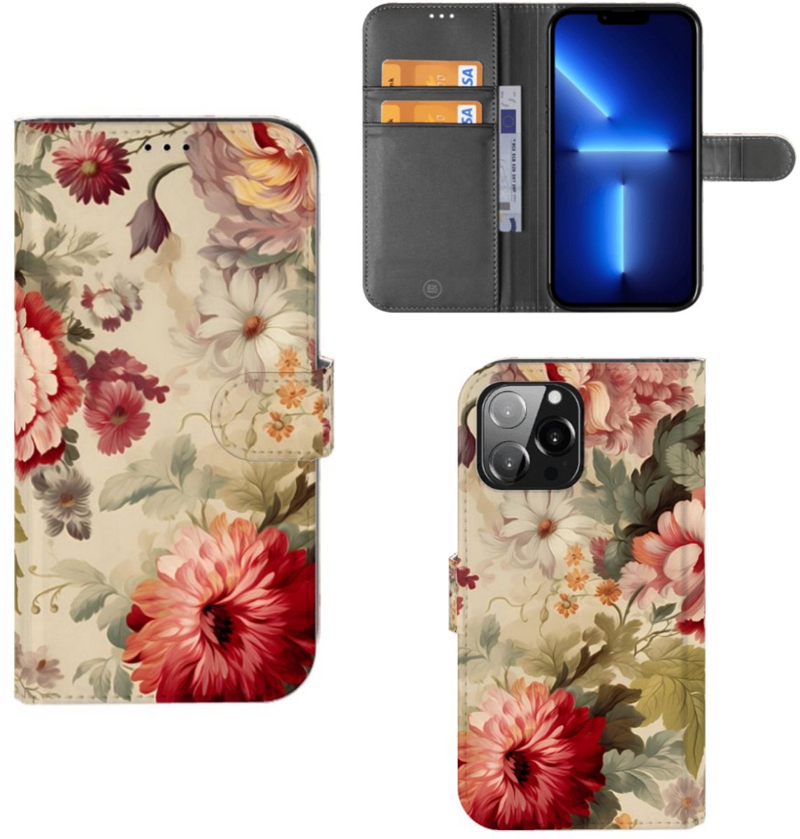 Hoesje voor iPhone 13 Pro Max Bloemen