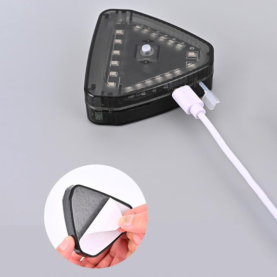 Solar Waarschuwing Lampen - Vliegtuig Indicatielamp - Nacht Vliegen - Oplaadbaar Via Zonlicht - 8 x 5 x 3 cm — afbeelding 5