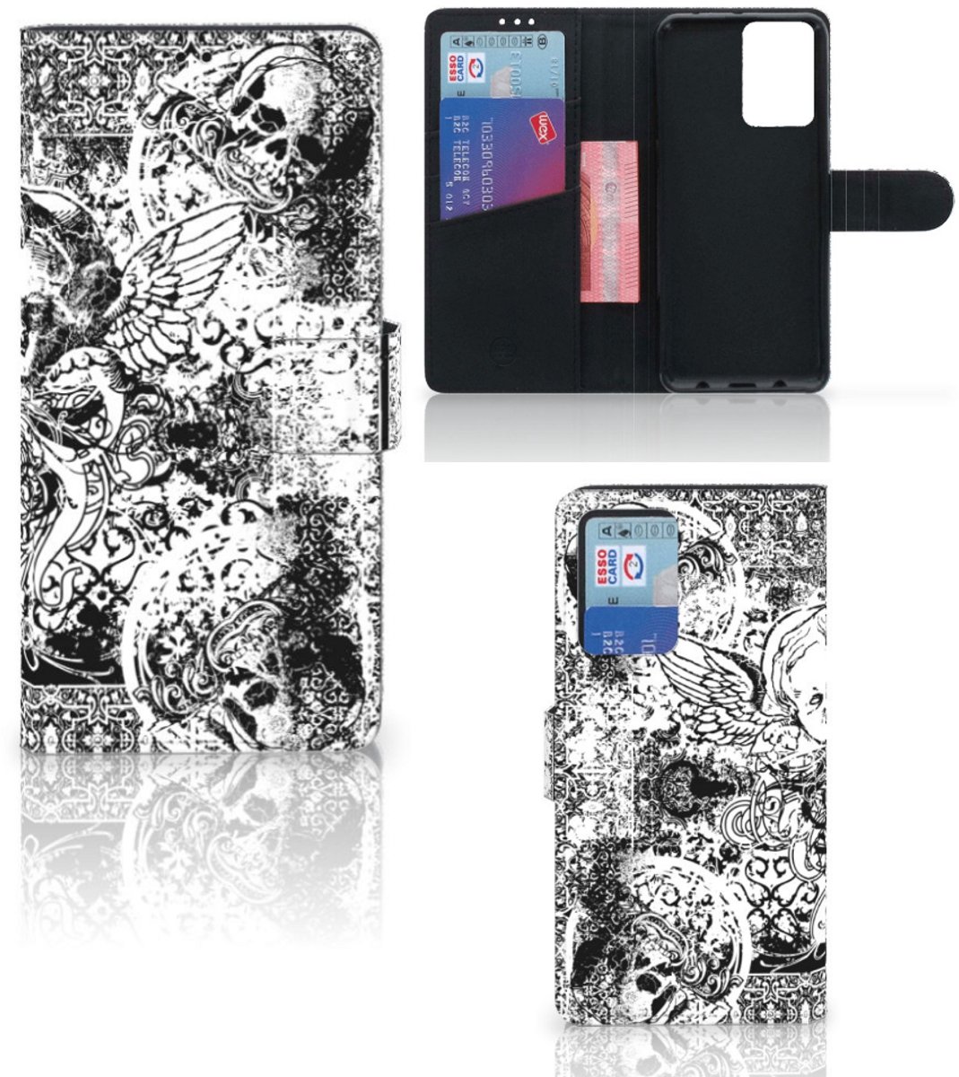 Telefoonhoesje met Naam Xiaomi Redmi Note 10 Pro Skulls Angel
