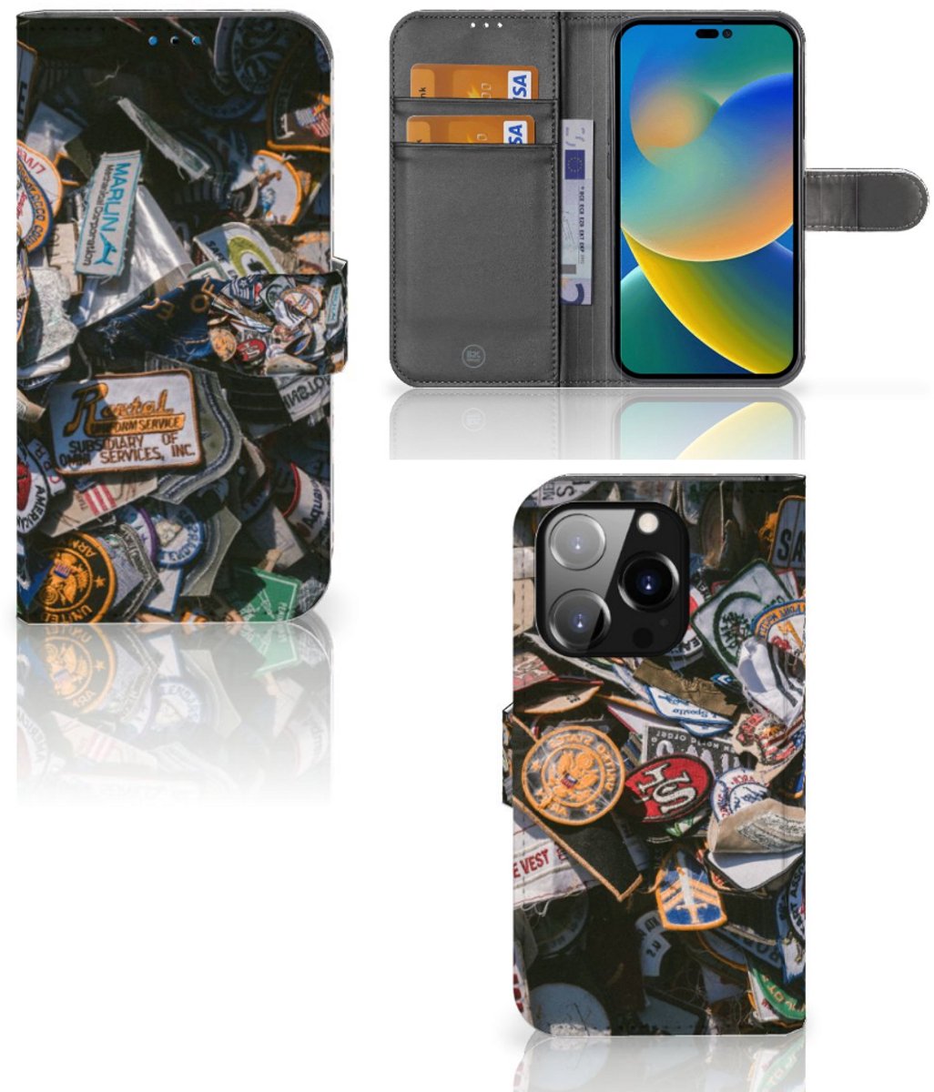 iPhone 14 Pro Telefoonhoesje met foto Badges