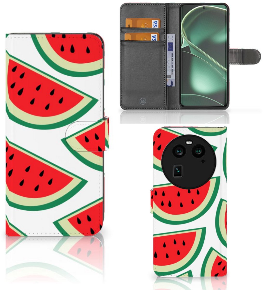 OPPO Find X6 Book Cover Watermelons