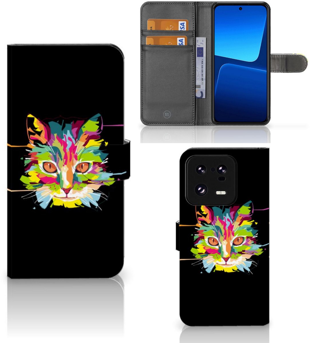 Xiaomi 13 Pro Leuk Hoesje Cat Color