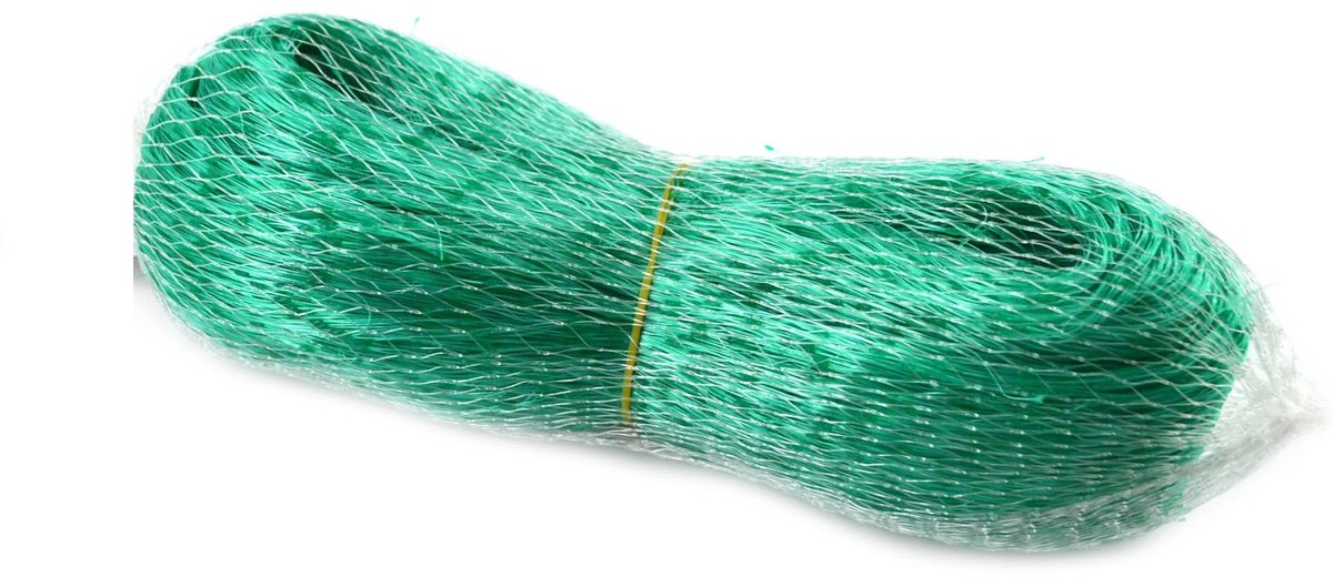 Vogelnet / 4x20 meter / Anti vogelnet / Vogel netten / Groen Vogelnet / Tuinnet Vogels / Vogelbestrijding / Maaswijdte 19mm