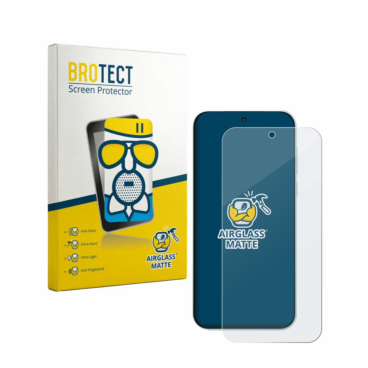 BROTECT - Screenprotector voor OnePlus Nord 6 - Folie Beschermfolie Beschermglas matte