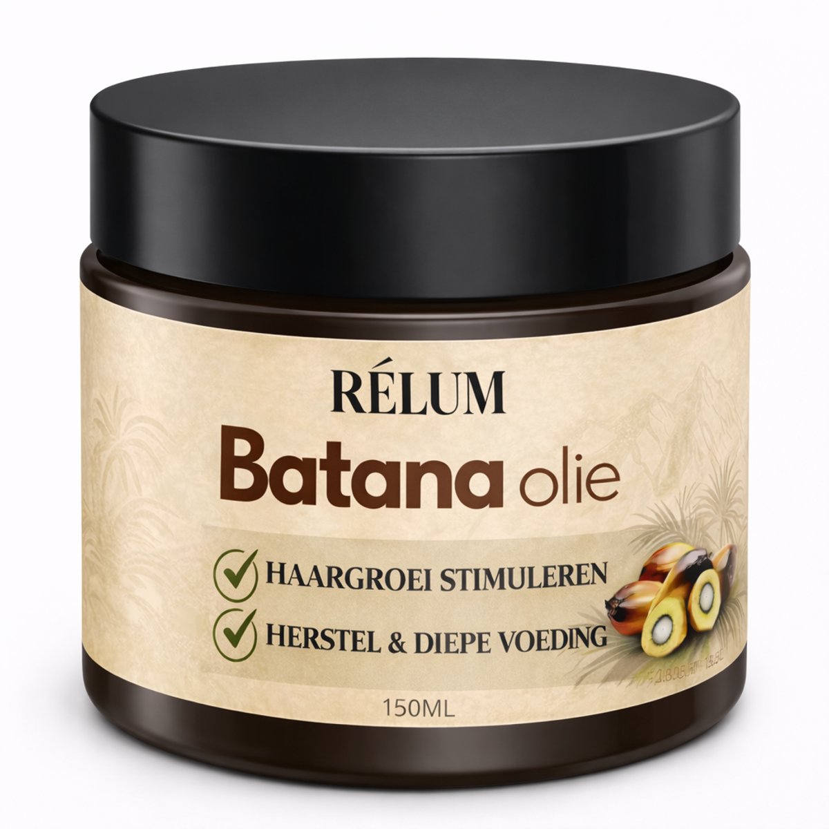 Rélum Batana Olie - 150G - Batana Oil 100% - Haargroei - Haaruitval - Premium Batana Oil