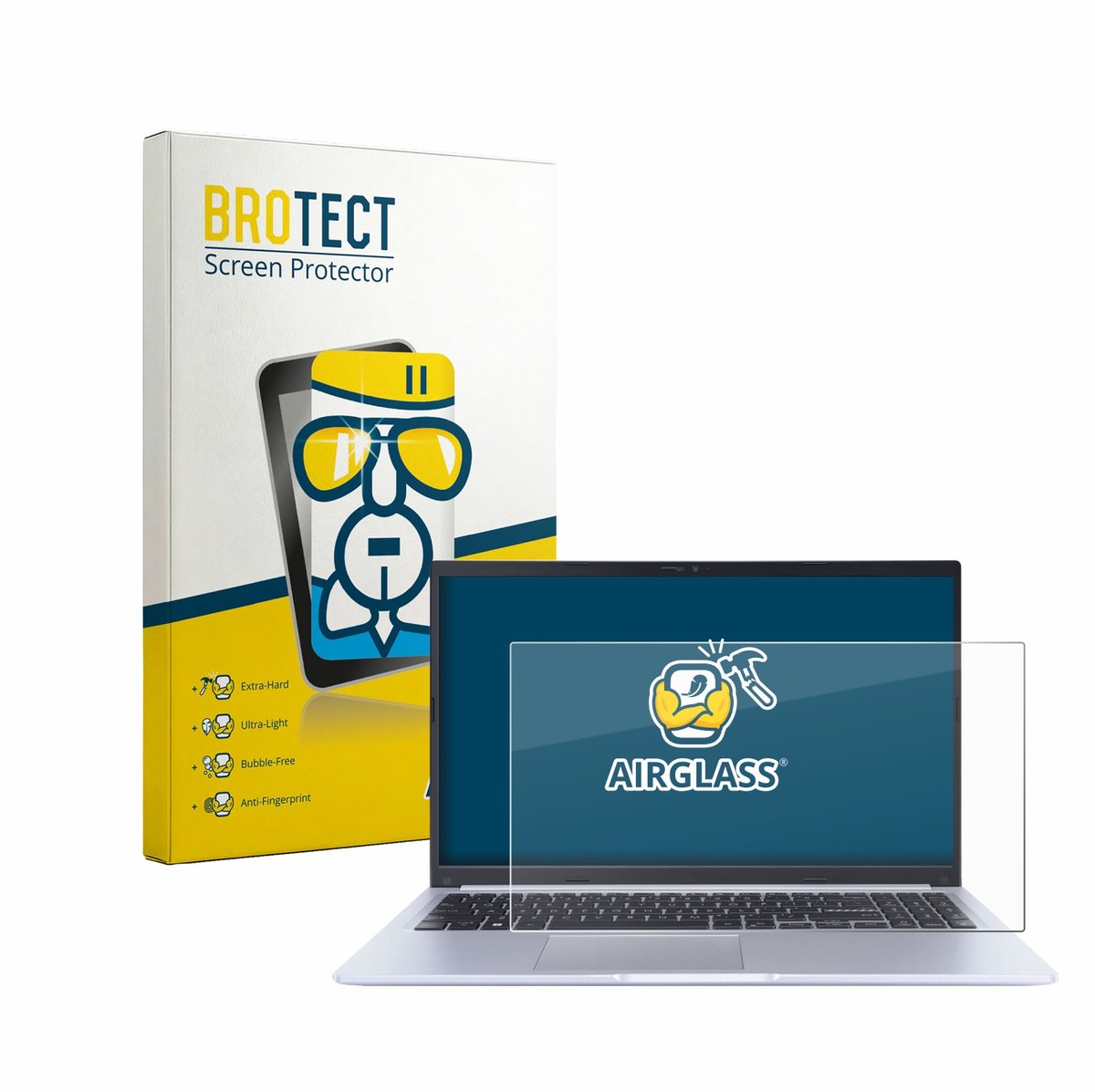 Screenprotector voor ASUS Vivobook 15 X1502ZA Beschermglas transparant