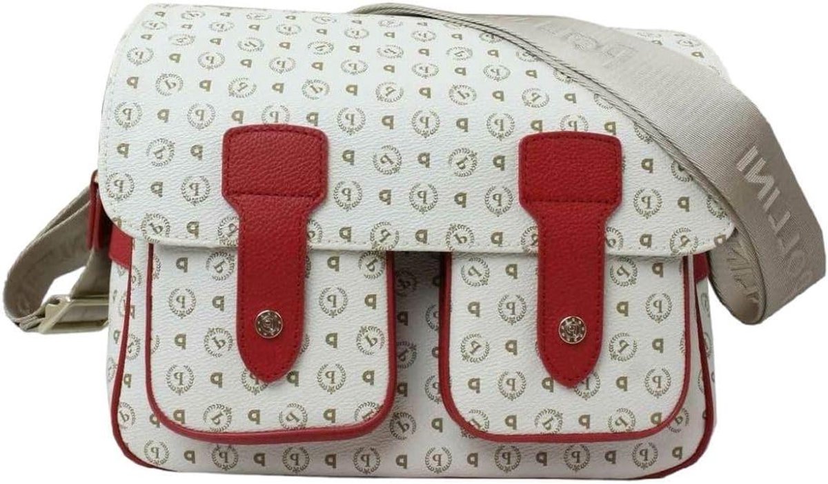 Schoudertas - Handtas Hobo - Dagelijks Gebruik - Verstelbare Band - 29x22x17 cm - Ivoor Rood