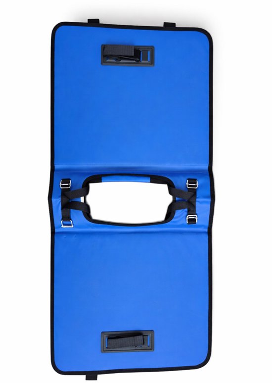 Rieba® Dubbele Fietstas 42 Liter - Electrische fiets - Stadsfiets - Reflectoren - Blauw - Waterdicht - Tarpaulin - Universele Bevestiging — afbeelding 3