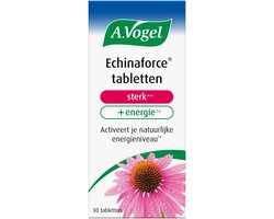 A.Vogel Echinaforce sterk + energie tabletten - Helpt bij vermoeidheid en ondersteunt de weerstand - 30 st