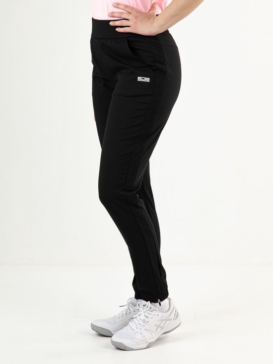 Sjeng Sports KIARA Sportbroek Vrouwen - Tennis Broek Vrouwen - Zwart - Maat: XS - 90% polyester, 10% elastaan
