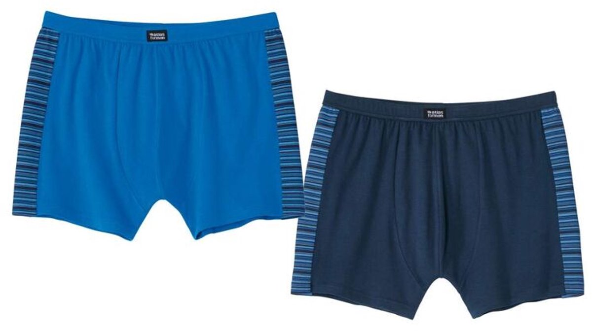 ATLAS FOR MEN - Set van 2 originele stretchboxershorts - Heren - Verkrijgbaar in grote maten - 4XL