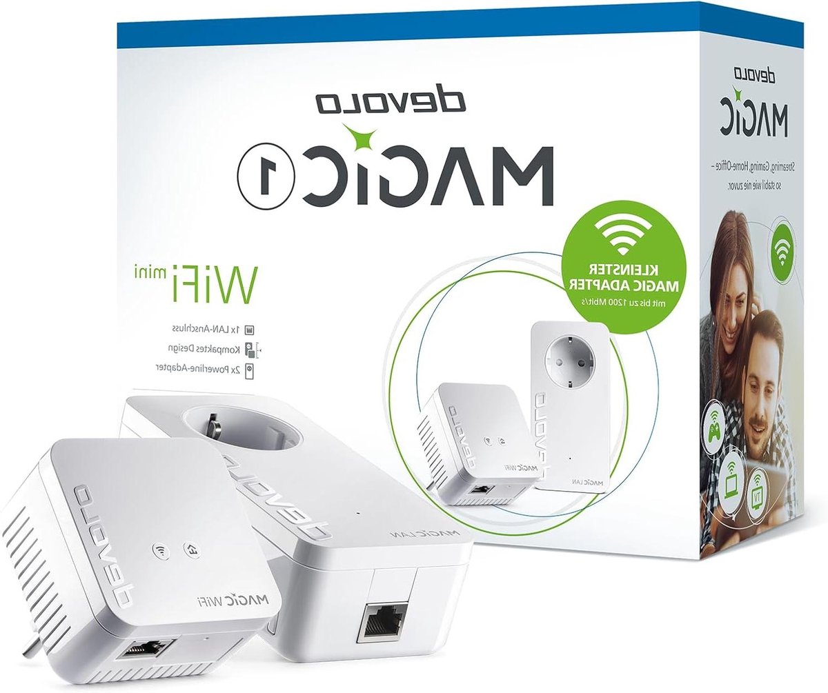 Powerline WiFi Kit - Netwerk Adapter - Internet Verbinding - 400 MBit/s Snelheid - 1 stuk - Wit