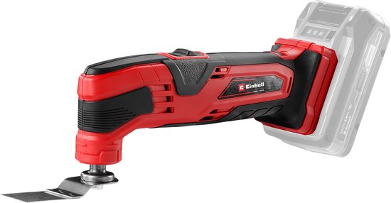 Einhell Accu Multitool TC-MG 18 Li Solo – Power X-Change – 18 V/Li-ion – Incl. 9x schuurpapier en 3 verschillende zaagbladen – Excl. accu en lader