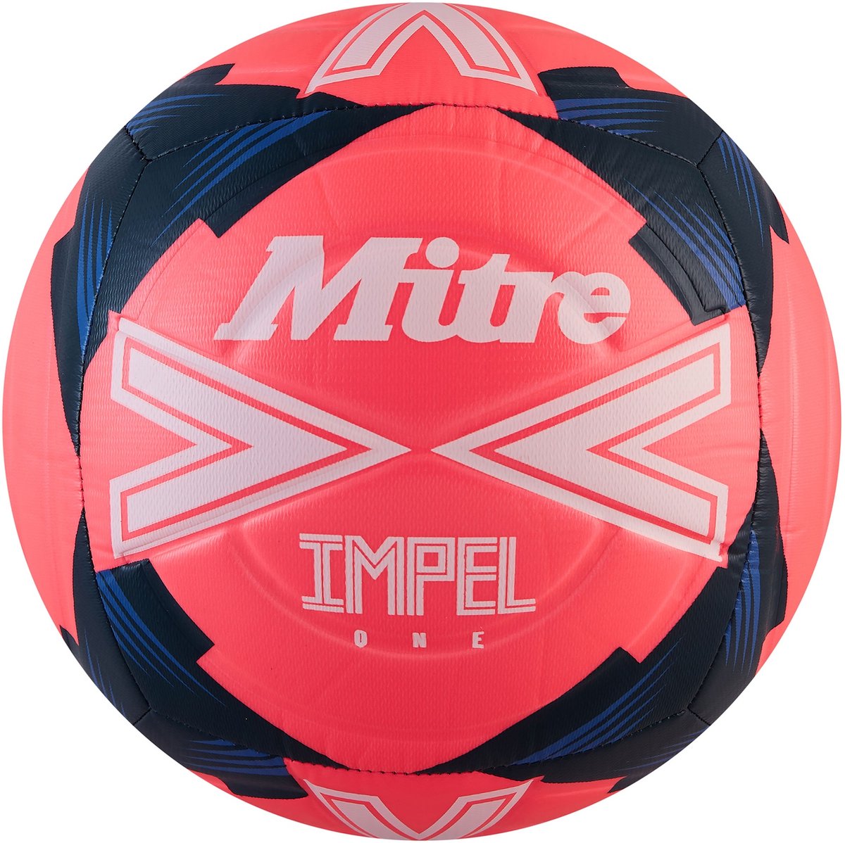 Mitre Impel One Voetbal Rood 3
