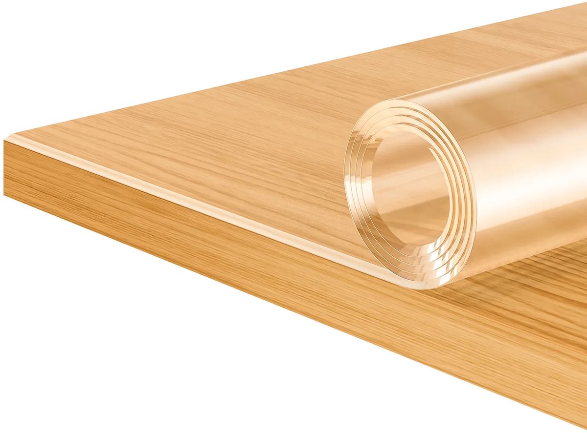 BukkitBow - Transparante Tafelzeil 2mm - PVC Tafelbeschermer - Kristalhelder - 100 x 200 cm