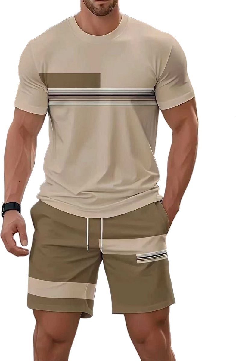 Zomer Kledingset Heren - Shirt en Korte Broek