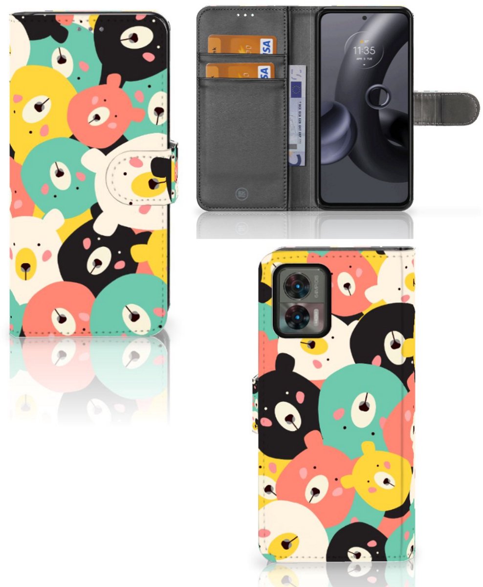 Motorola Edge 30 Neo Leuk Hoesje Bears